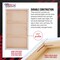 Large Stretched Canvas for Painting 20x40 inch Gallery Depth 1-1/2" Thick, 2-Pack - 12oz Acrylic Gesso Triple Primed, Professional Artist Quality, 100% Cotton - Oil, Pouring Paint